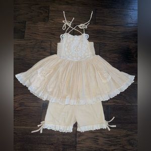 Dollcake vintage set dress/tunic sz 10 EUC, Shorts sz 10 EUC- Rare